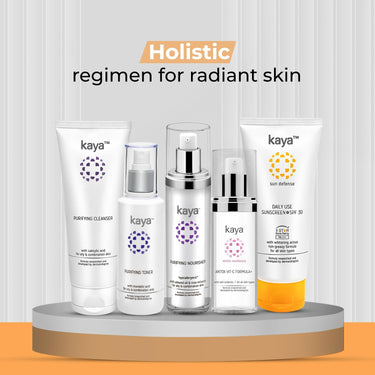 Kaya Daily Use Sunscreen SPF30 PA++++ | Contains Niacinamide | PABA Free | Non Greasy Formula | All Skin Types | 75ml